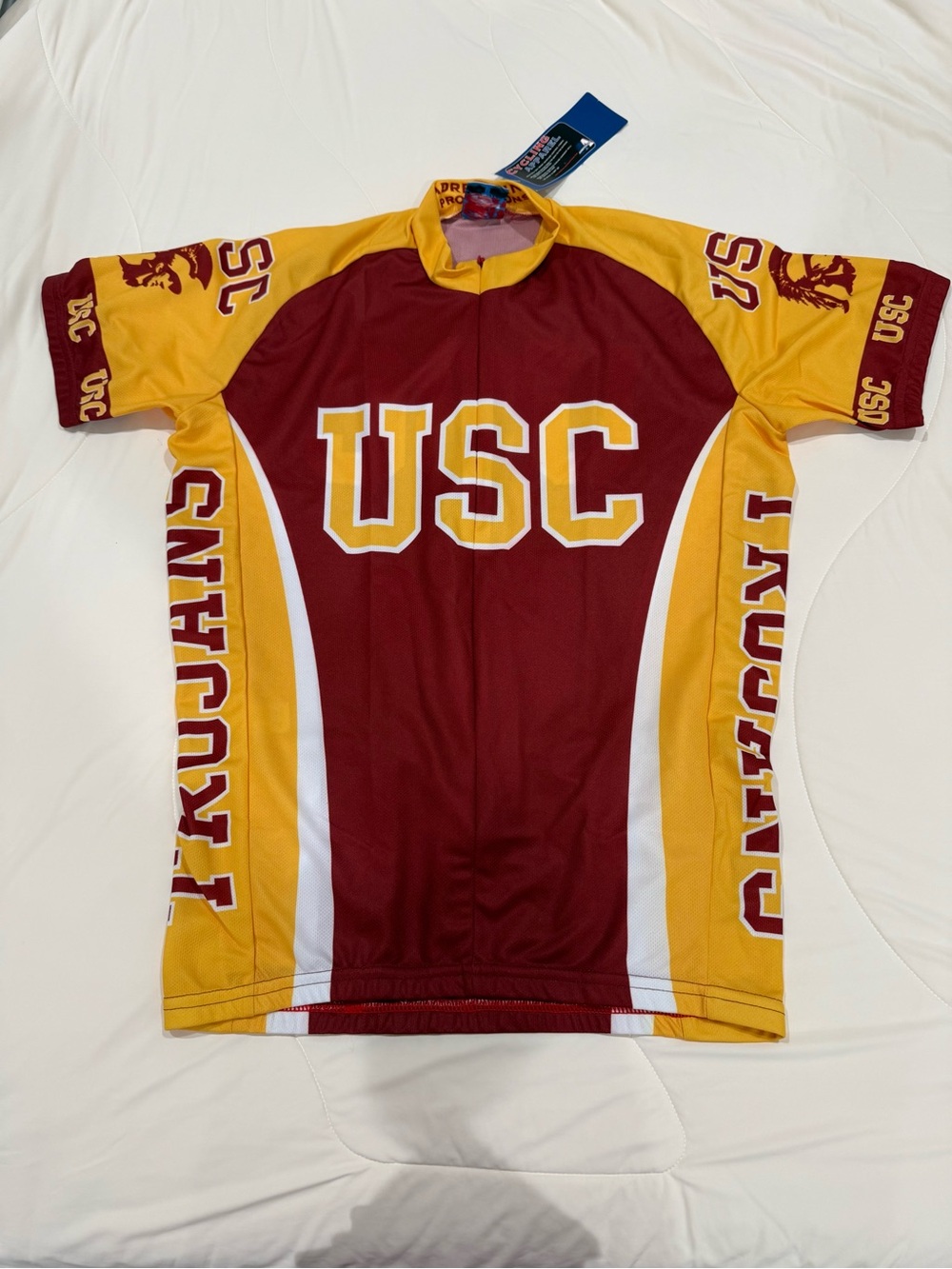 USC Men's Athletic Shirt / Cycling Jersey - NWT - Size M